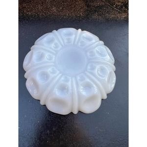 Vintage Milk Glass Ashtray/Trinket Dish